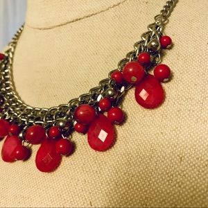 Paparazzi pink rhinestone necklace